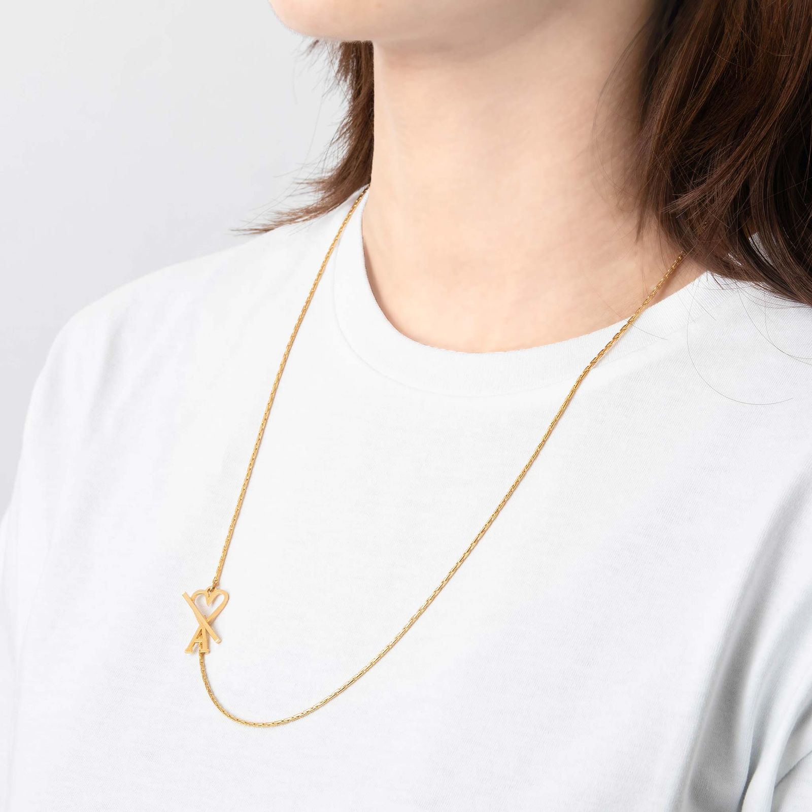 アミパリス AMI PARIS ネックレス AMI DE COEUR CHAIN NECKLACE 