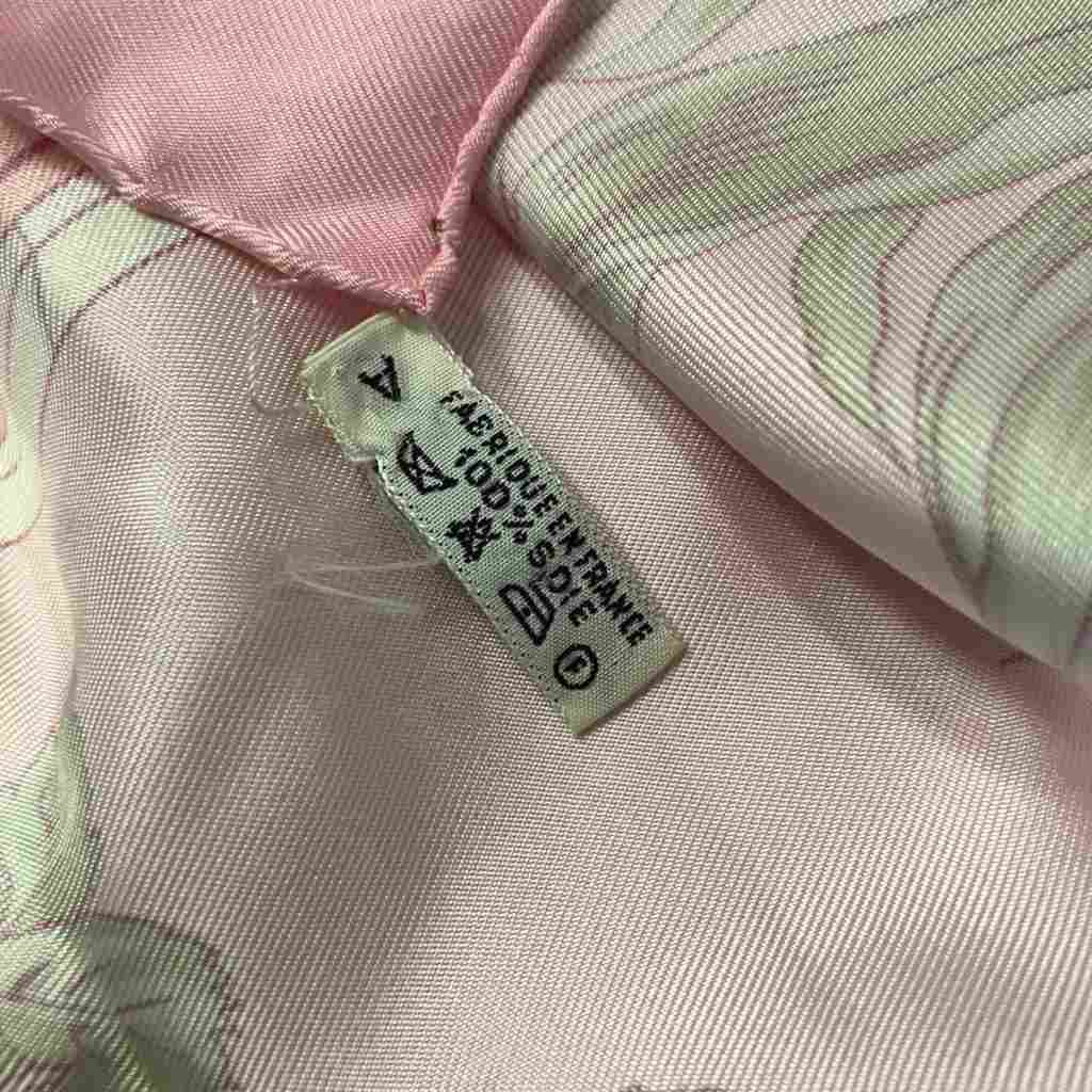 エルメス HERMES カレ90 花咲く海岸通り スカーフ 総柄 ピンク - メルカリ