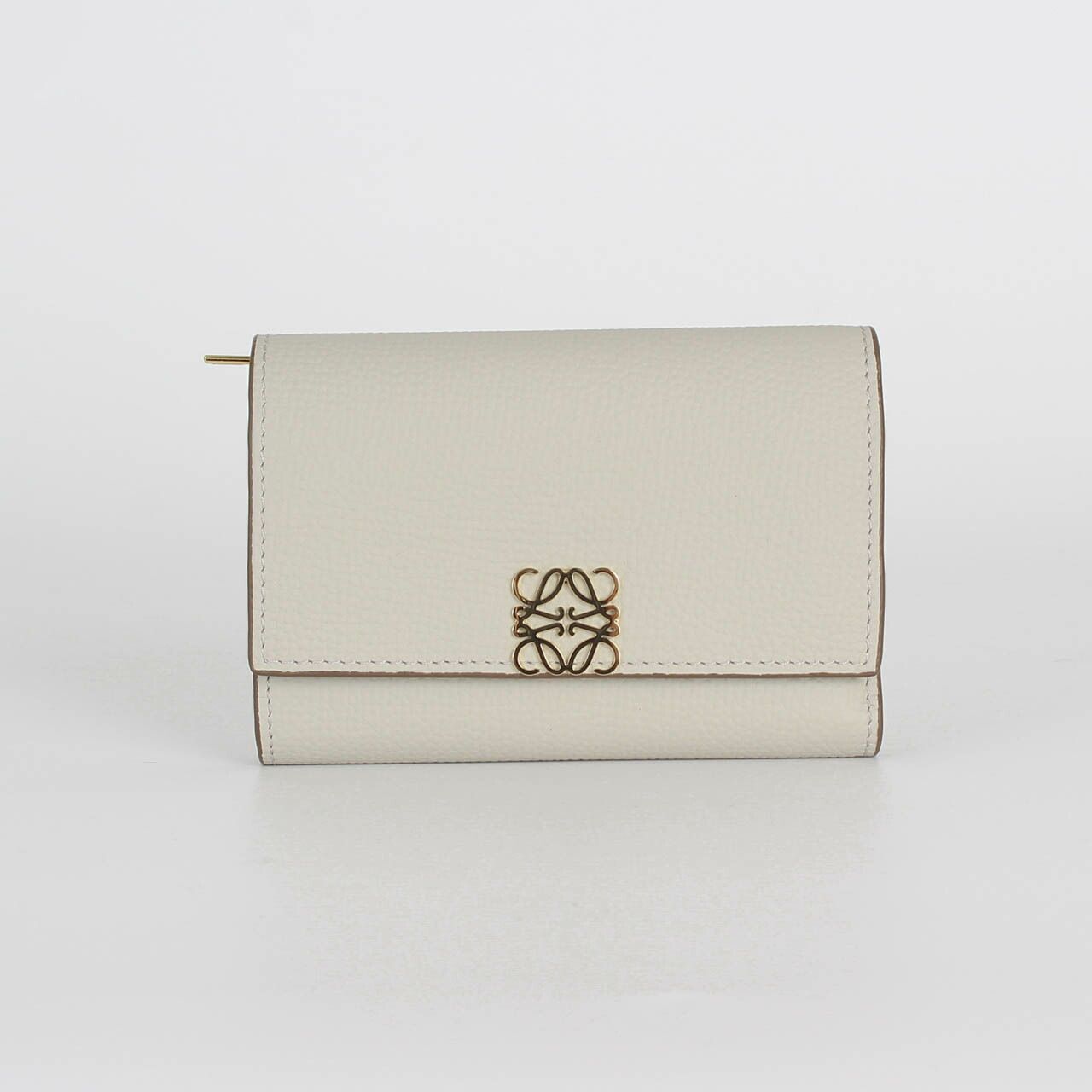 ロエベ LOEWE 財布 三つ折り財布 ANAGRAM SMALL VERTICAL WALLET [アナグラム] レディース C821S33X12 PEBBLE GRAIN CALF