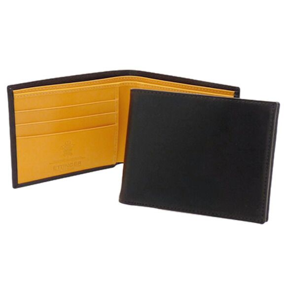 エッティンガー ETTINGER 財布 二つ折り財布 ブラック ブライドルレザー BILLFOLD WITH 3 C/C & COIN PURSE メンズ BH141JR BLACK BRIDLE HIDE COLLECTION【英国ブランド】