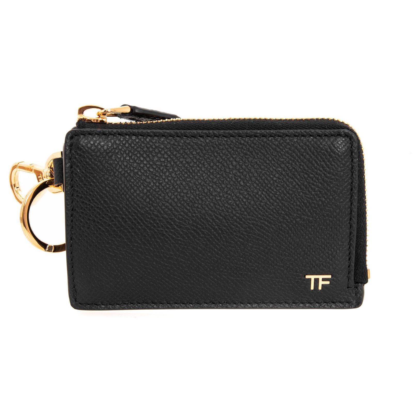 トムフォード TOM FORD 財布 カードケース/コインケース（キーリング付き） SMALL GRAIN CALF T LINE CARDHOLDER ZIP KEYRING メンズ YM339 LCL081G