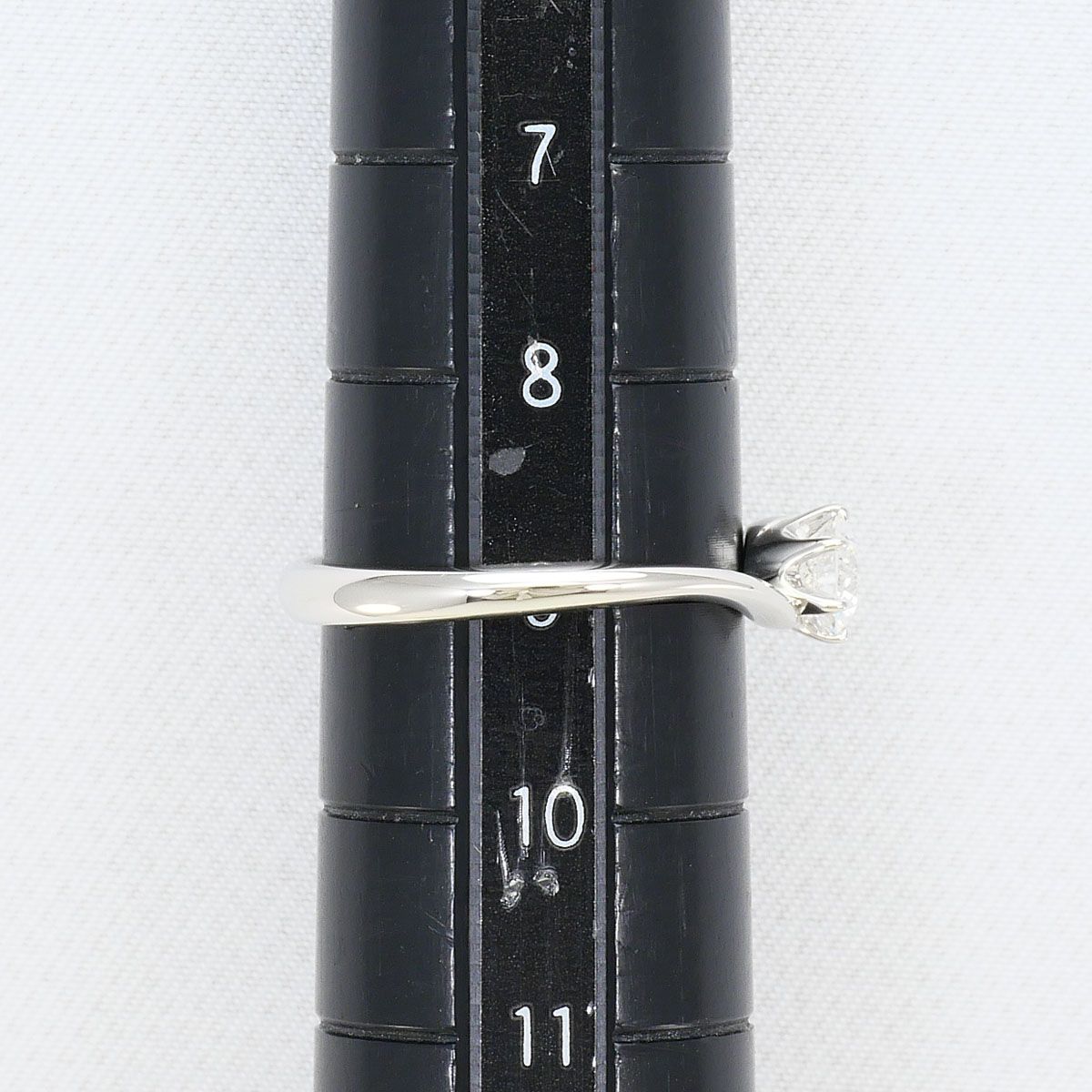 PT900/プラチナ リング・指輪 9号 ダイヤモンド 0.324 ct VVS2 鑑定書