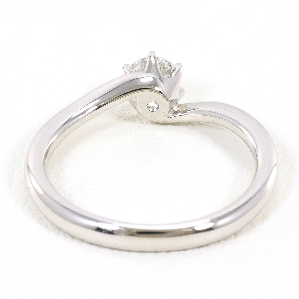 PT900/プラチナ リング・指輪 9号 ダイヤモンド 0.324 ct VVS2 鑑定書