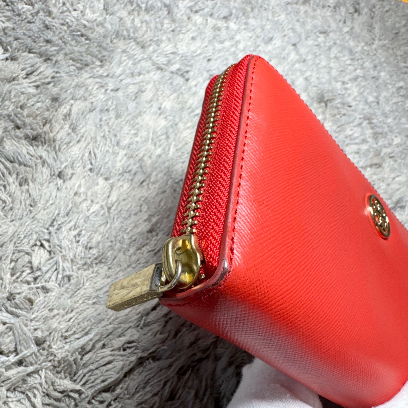 TORY BURCH トリーバーチ 長財布 ラウンドファスナー ゴールドロゴ 