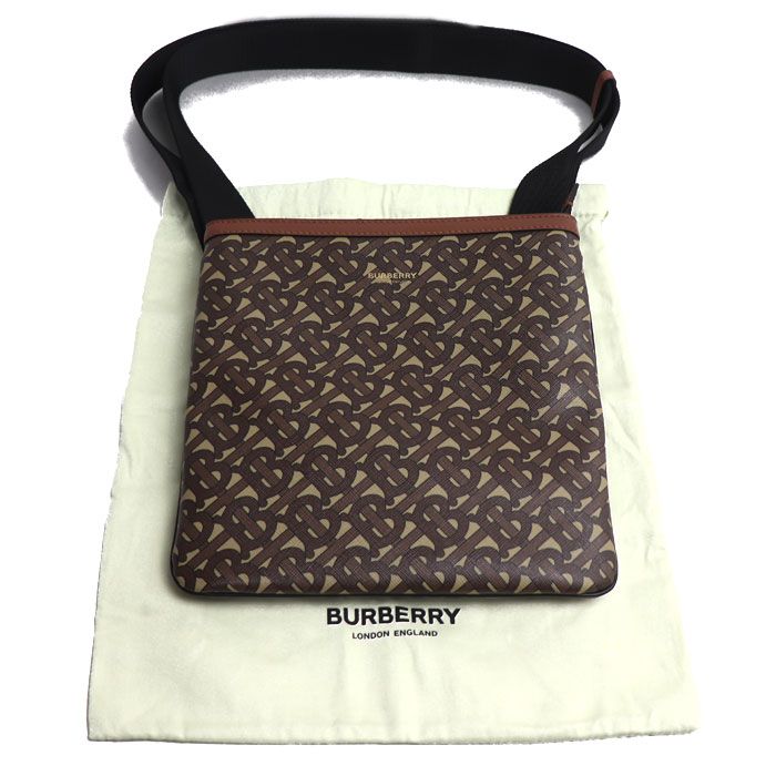 BURBERRY バーバリー TBモノグラム ショルダーバッグ ブラウン ユニ