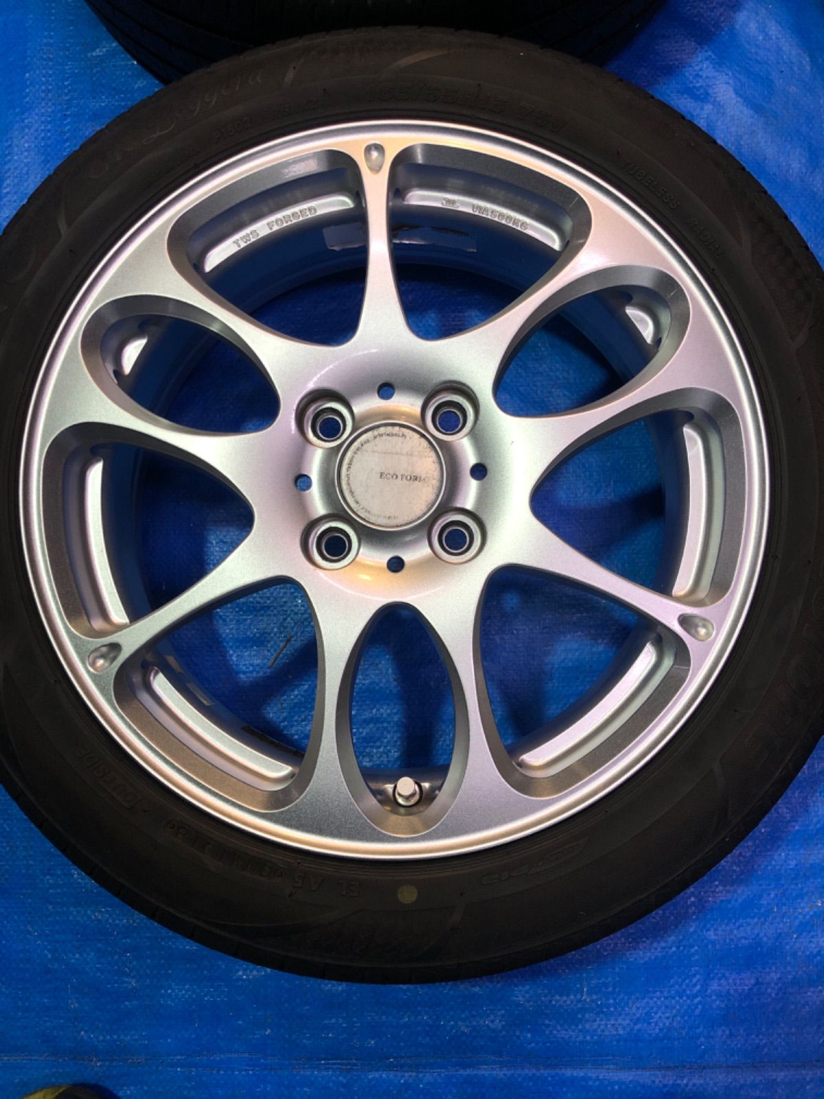 車 ② 社外アルミ 165/55R15 タント ムーヴ N-BOX ONE ワゴンR