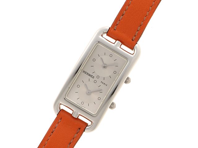 HERMES エルメス ケープコッド ドゥゾーン Wトゥール CC3.210 腕時計