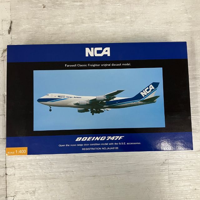 全日空商事 KZG44404 1/400スケール NCA BOEING 747F 開封済 未使用