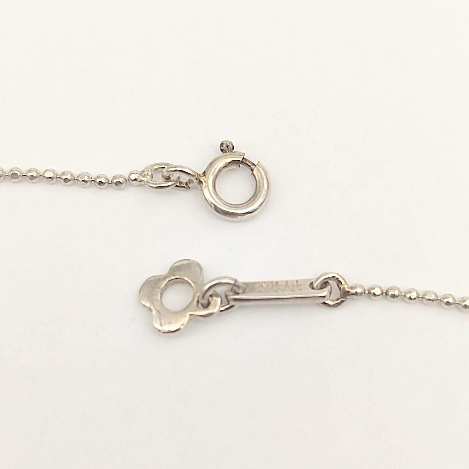 美品】AHKAH アーカー ハートネックレス SILVER K18×シルバー925 1P 