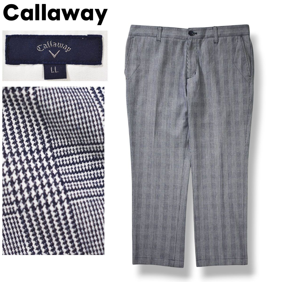 キャロウェイ　パンツ　3枚セット　タグ付き未使用品　Lサイズ 定番 キャロウェイ Callaway ストレッチ ゴルフ パンツ チノパン
