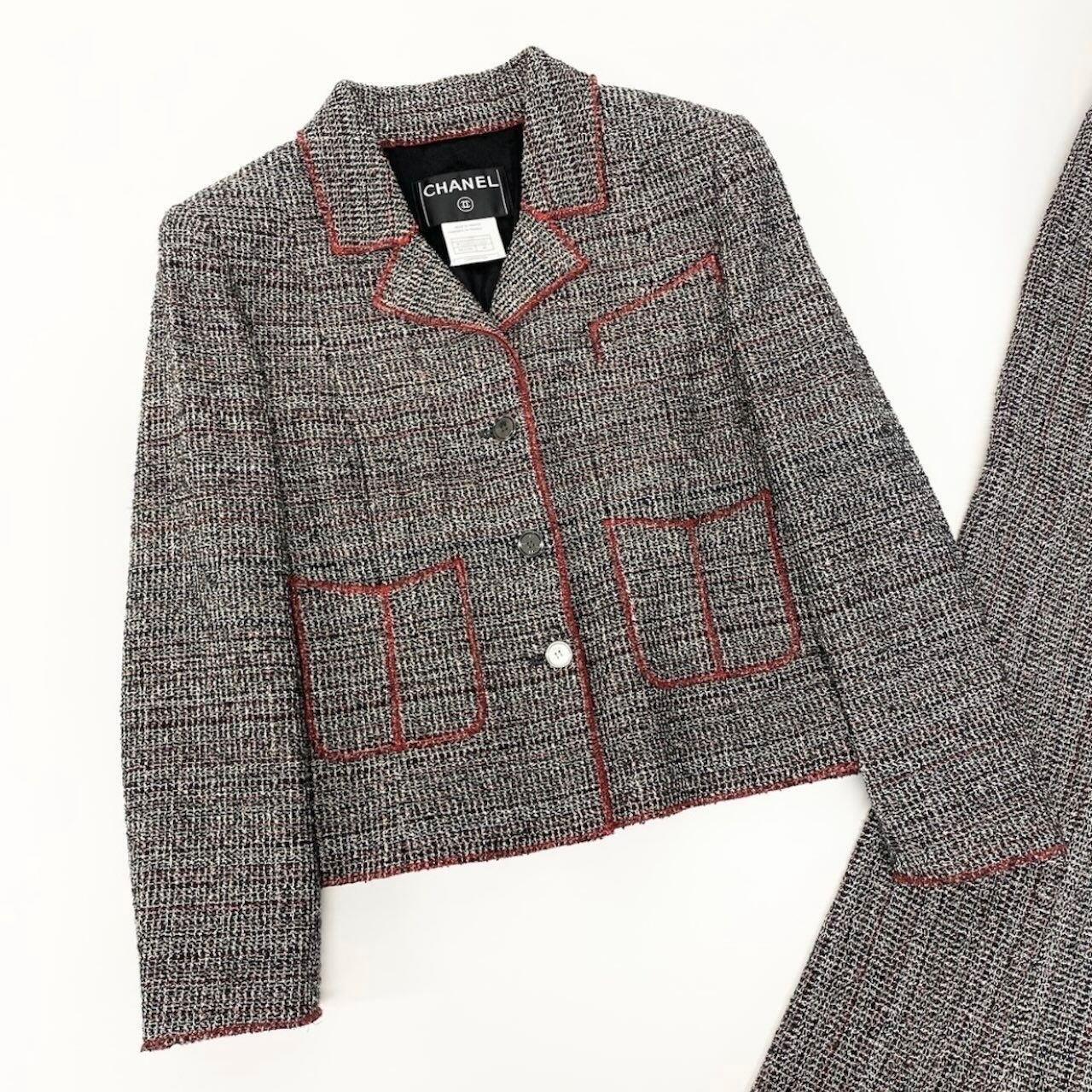 CHANEL シャネル ヴィンテージ 2003SS ツイードセットアップ