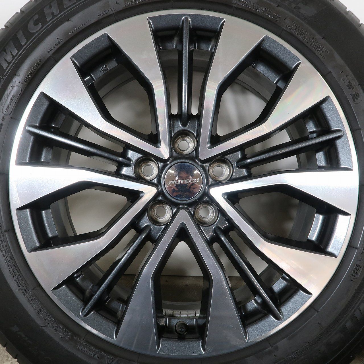 4本 日産 エクストレイル T32系 純正 AUTECH 18インチ 7J+45 5H PCD114