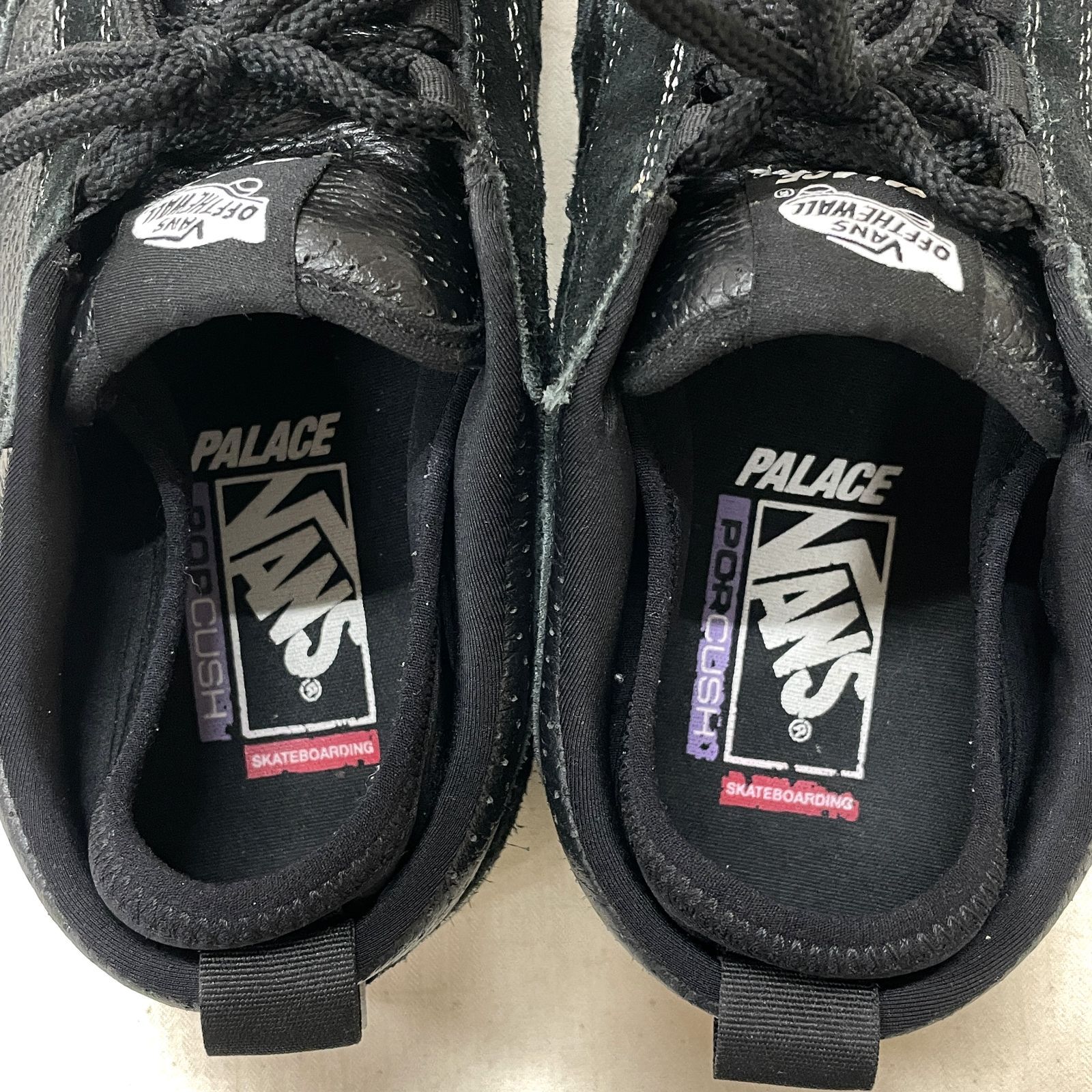 Vans×PALACE バンズ×パレス SKATEBOARDS スニーカー 27㎝ BLK/ブラック
