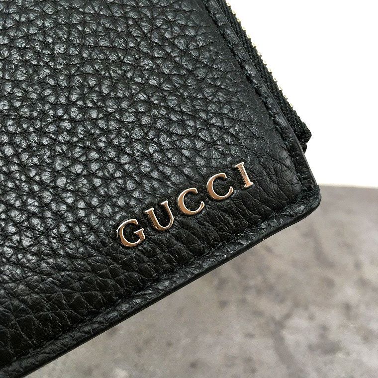 未使用品 GUCCI フラグメントケース 795286 ブラック レザー 箱付き 134 未使用品 GUCCI フラグメントケース 795286 ブラック レザー 箱付き