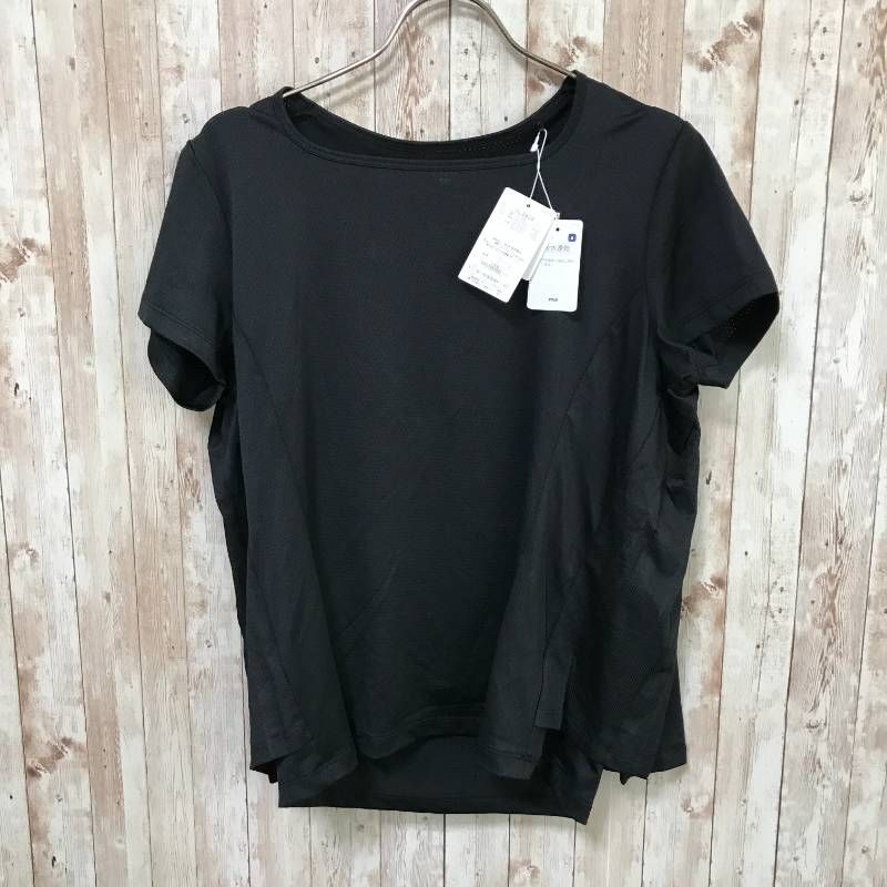 FILA テニスウエア　トップス　スポーツ　ブラック　Tシャツ　Ⅼ　ｖⅬ2620