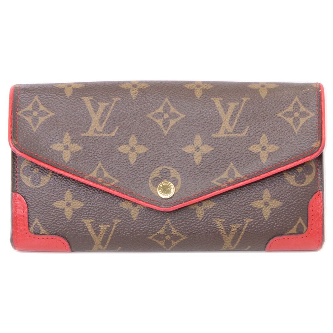 ★【LOUIS VUITTON】ルイヴィトン　M61184　ポルトフォイユサラ・レティーロ　長財布　PVC　レザー　モノグラム