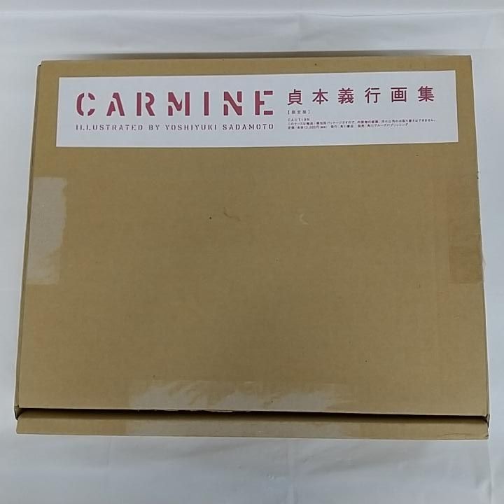 [東店4-4018-2606] [店舗併売]角川書店 貞本義行 貞本義行画集 CARMINE 完全限定生産版
