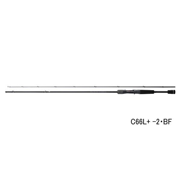（26年2月新商品） ダイワ ブラックレーベル C66L+ -2・BF （仕舞寸法 103cm）
