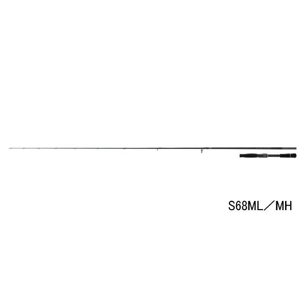 （26年2月新商品） ダイワ ブラックレーベル S68ML／MH （仕舞寸法 177cm） （保証書付） （大型1・代引と離島不可）