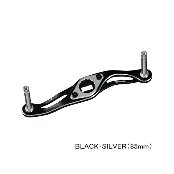 （26年5月新商品） ダイワ SLPW MC クランク ハンドル 85mm ブラック／シルバー （返品不可）
