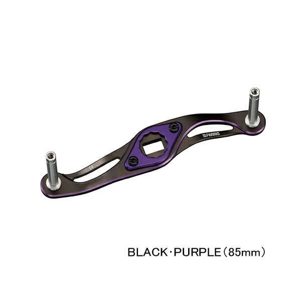 （26年5月新商品） ダイワ SLPW MC クランク ハンドル 85mm ブラック／パープル （返品不可）
