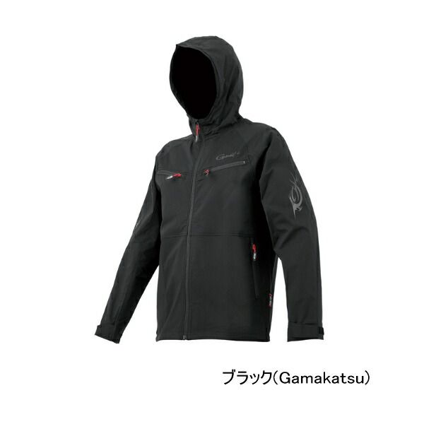 (26年5月新商品) がまかつ ストレッチジャケット GM-3819 ブラック(がまかつ) 3Lサイズ