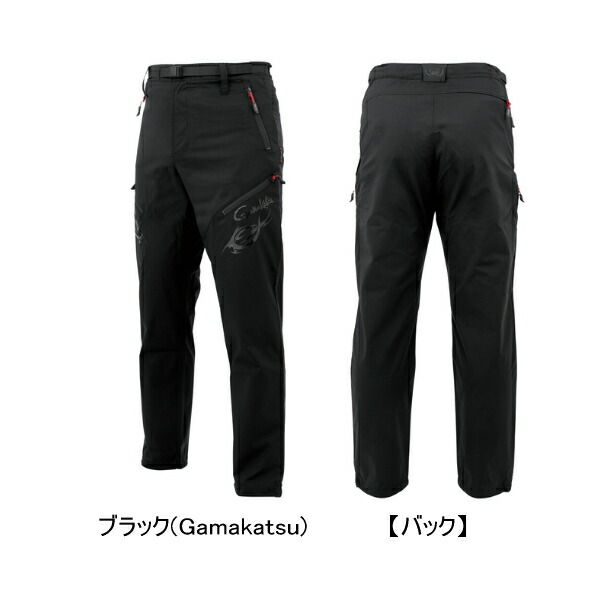 (26年5月新商品) がまかつ ストレッチフィッシングパンツ GM-3820 ブラック(がまかつ) Mサイズ