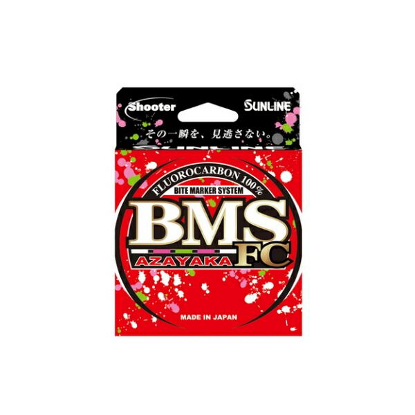 (26年5月新商品) サンライン シューター BMS アザヤカ FC 320m 4.5号 クリア(ピンク&イエローグリーン&ブラックマーキング)