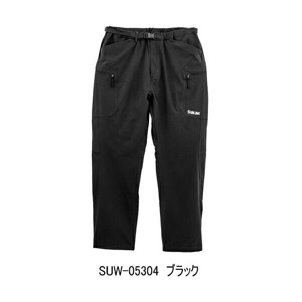 (26年5月新商品) サンライン フィッシングロングパンツ SUW-05304 ブラック LLサイズ
