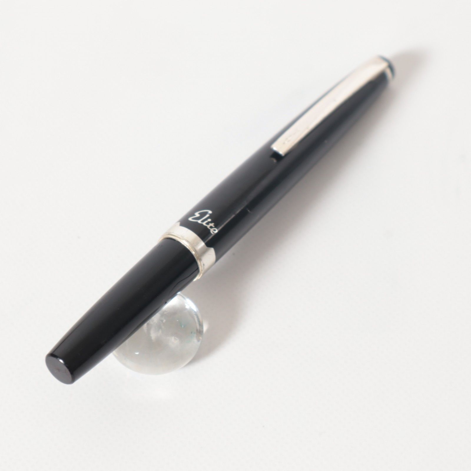 【希少/18K】PILOT パイロット エリート 万年筆 ポスティング（PO） パイロット エリート 万年筆 18K ポスティング(PO)ニブ ブラック 尻軸