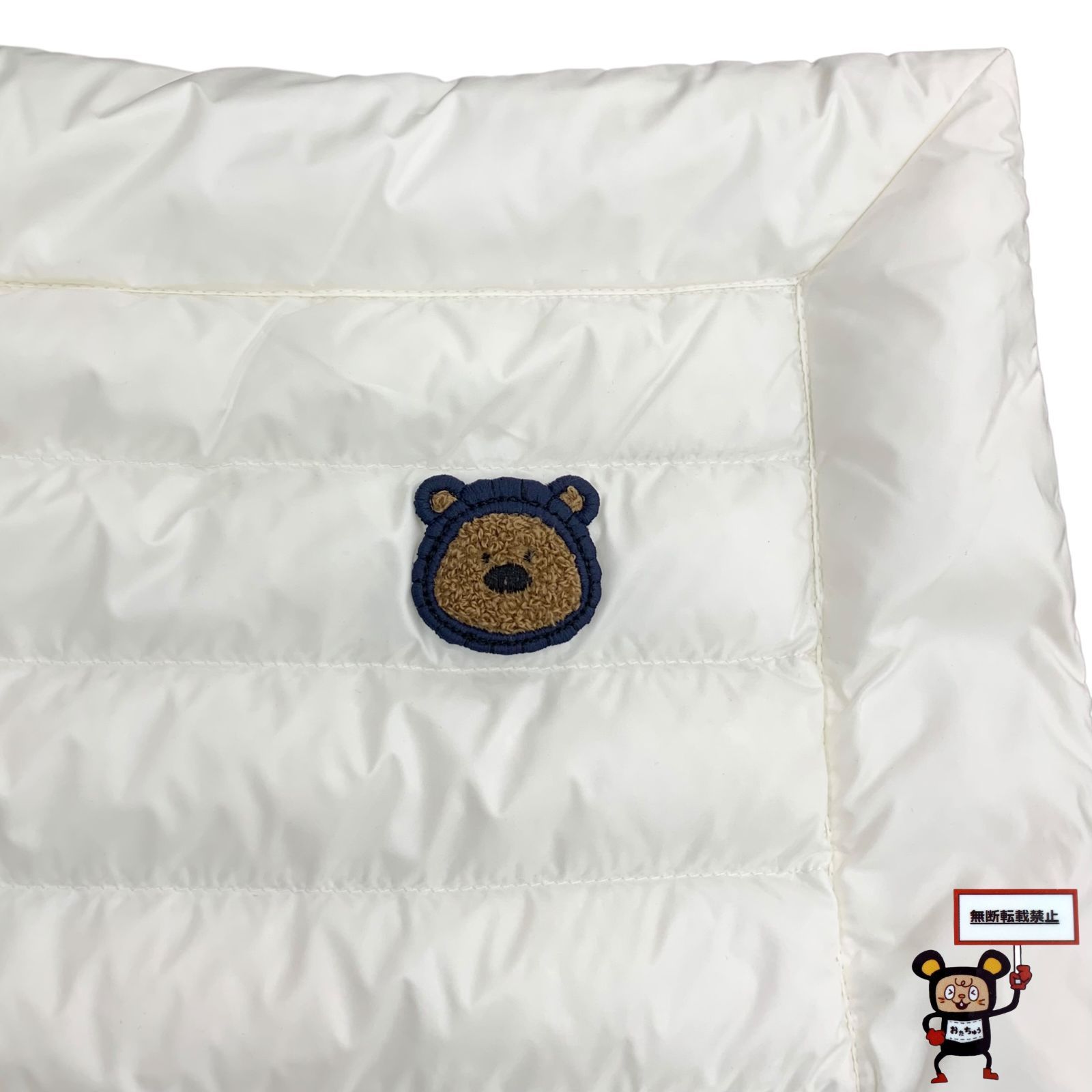 83.MONCLER テディーベアパッチ ダウン ブランケット - メルカリ