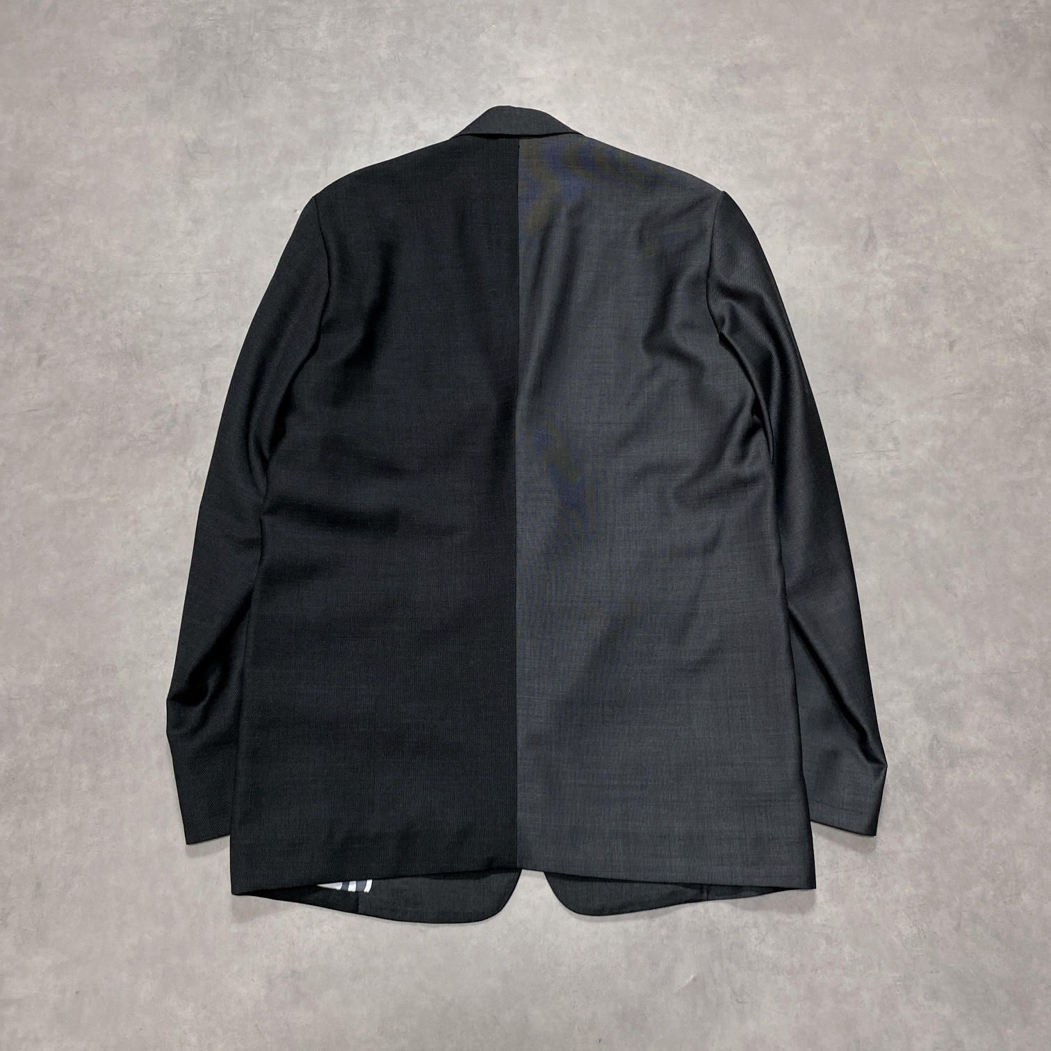 GQ5696◇m's braque：アシンメトリージャケット◇36◇グレー系 定価