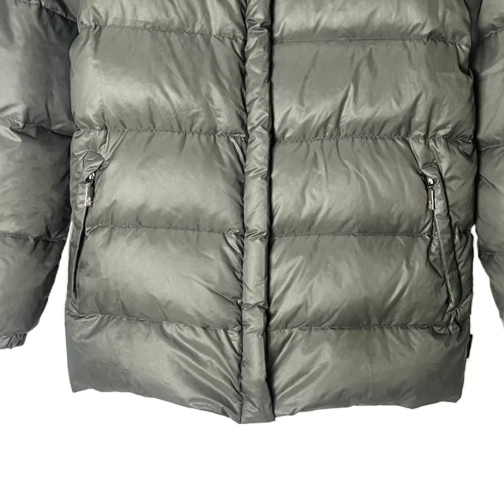 モンクレール MONCLER 茶タグ ダウンジャケット フード付き ファー 