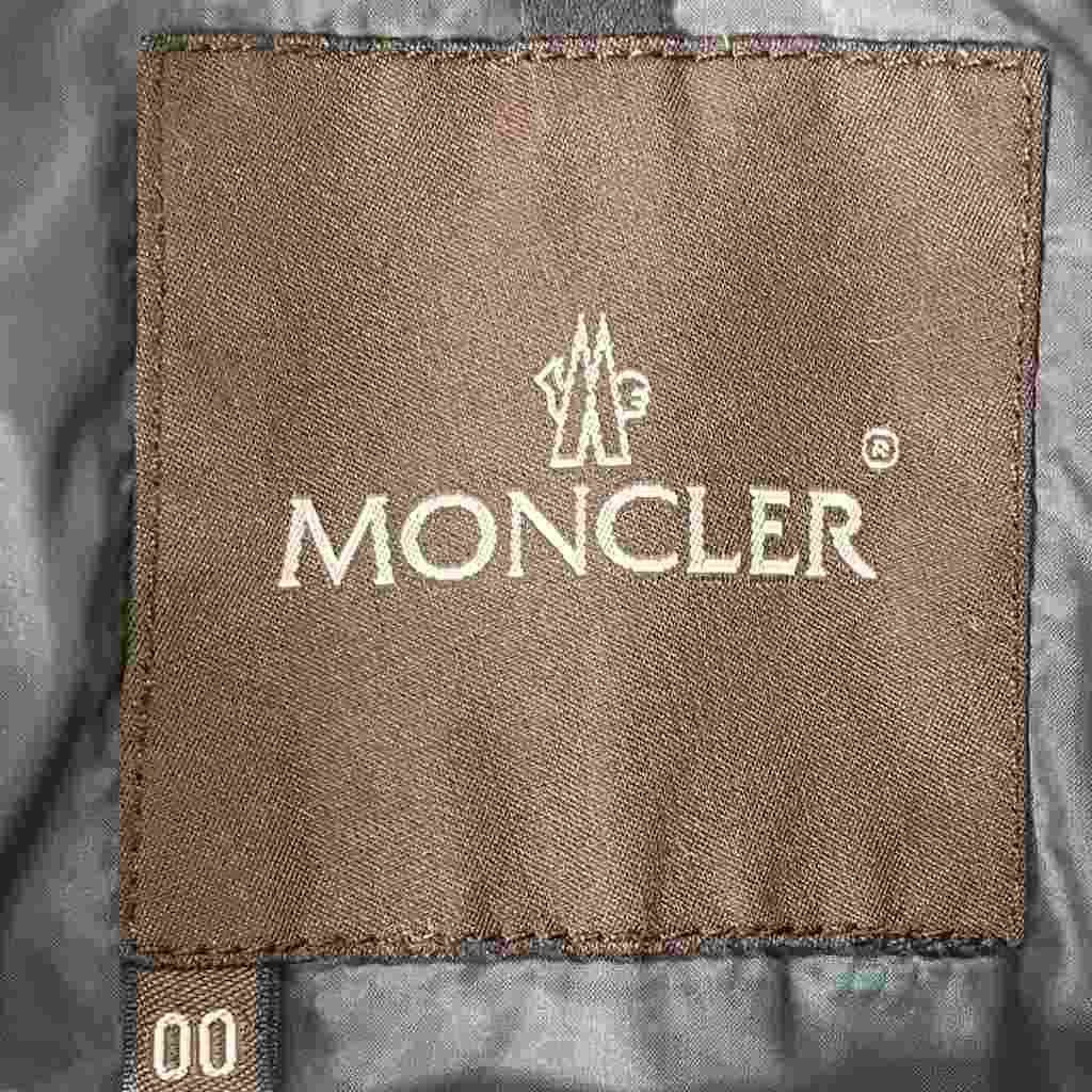 モンクレール MONCLER 茶タグ ダウンジャケット フード付き ファー 