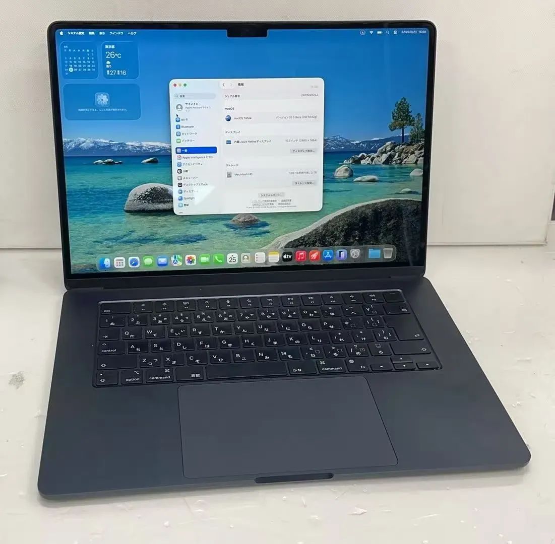 MacBook Air 15インチ M2（2023）ミッドナイト / 16GB / 2TB ++924178