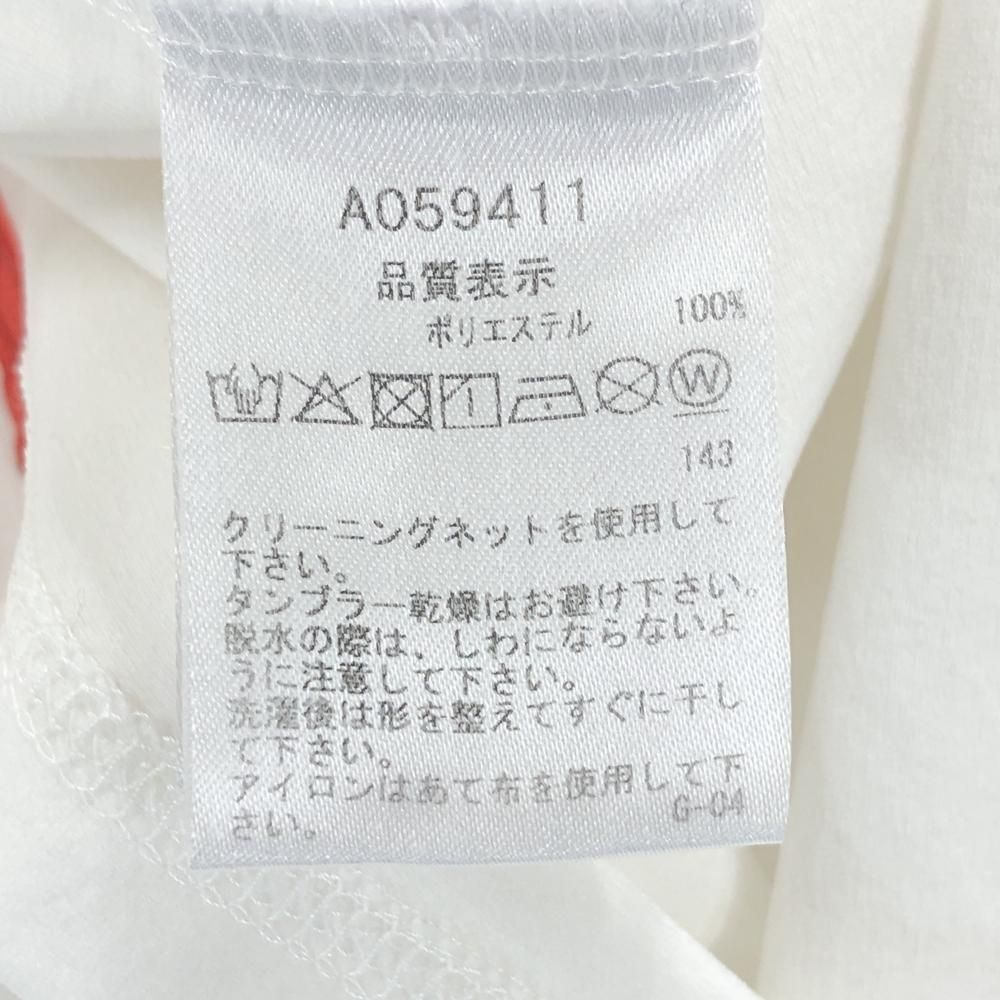 新品未使用　アルチビオ　シャツ　サイズ:36【S】 超美品】アルチビオ ノースリーブハイネックシャツ 白 ロゴレッド