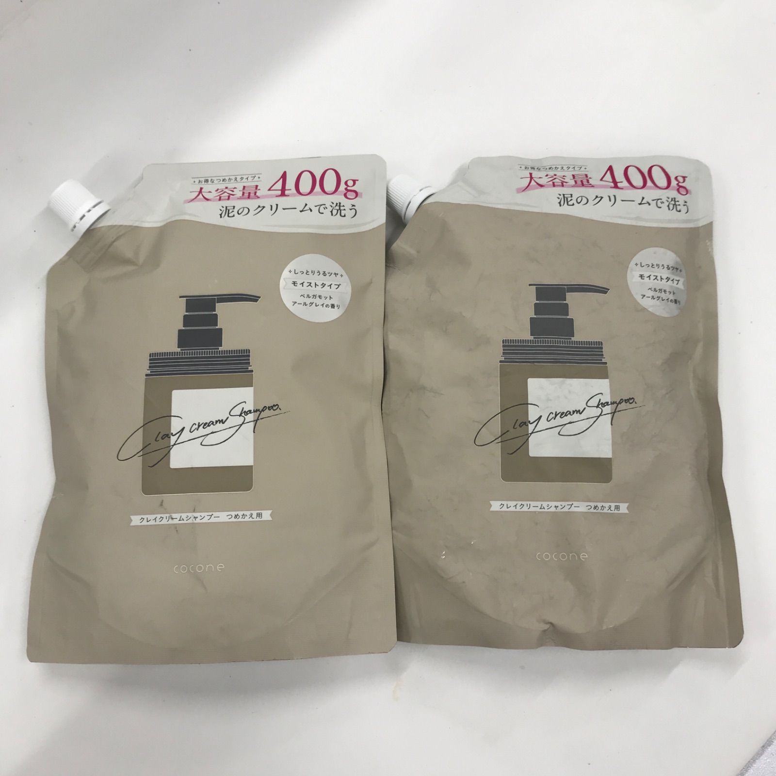 T3504 K cocone ココネ クレイクリームシャンプー つめかえ用 400g 計2