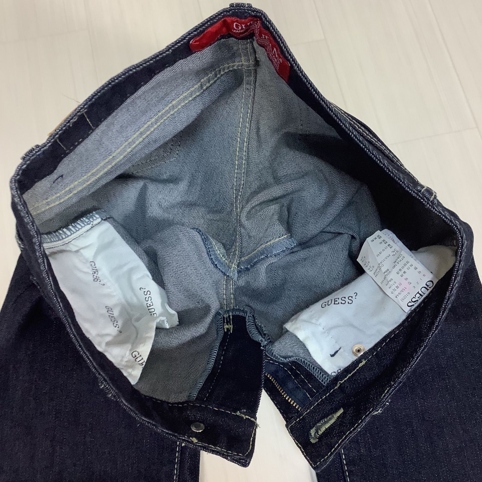 美品】【使用感少】GUESS ゲス ストレッチ ブーツカット フレアデニム 