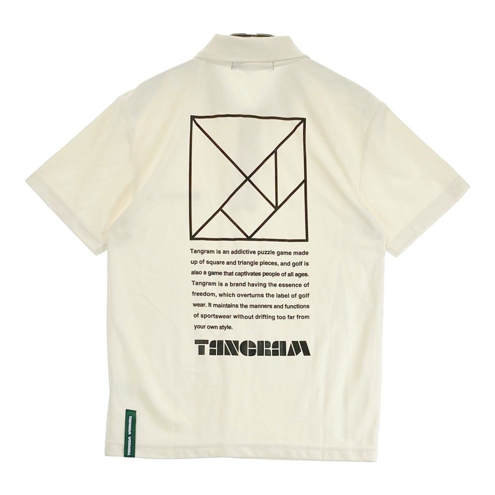サイズ：XS TANGRAM タングラム 半袖ポロシャツ ホワイト系