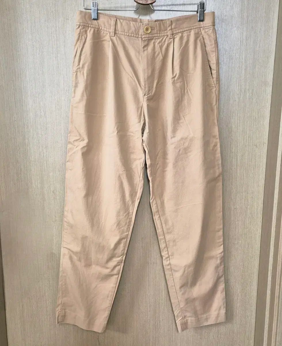 48 COS ベージュ チノ スラックス COTTON CHINOS WIDE-LEG ⁄ 楽天