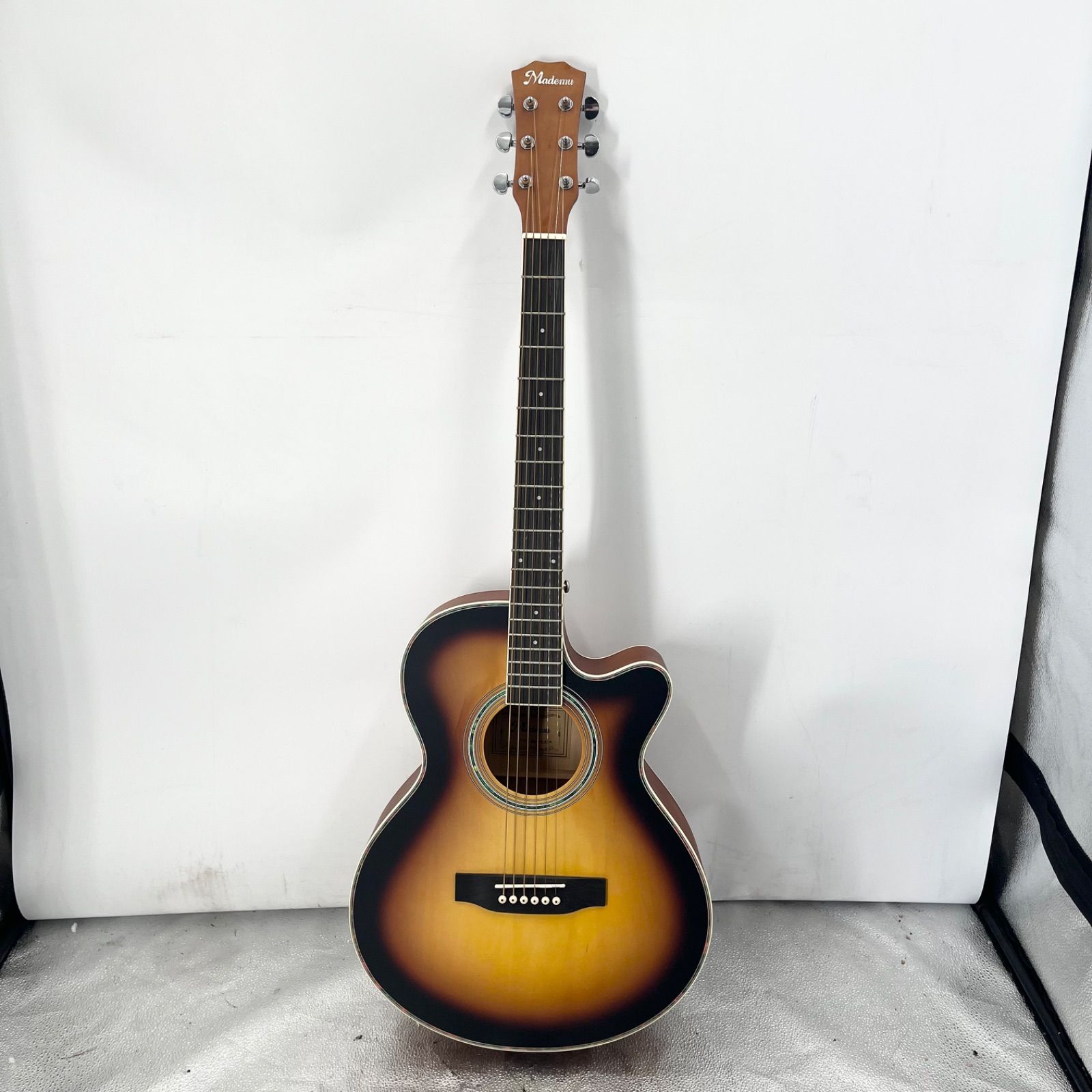 Mademu MCG40B-BS-M エレアコ アコースティックギター ソフトケース付