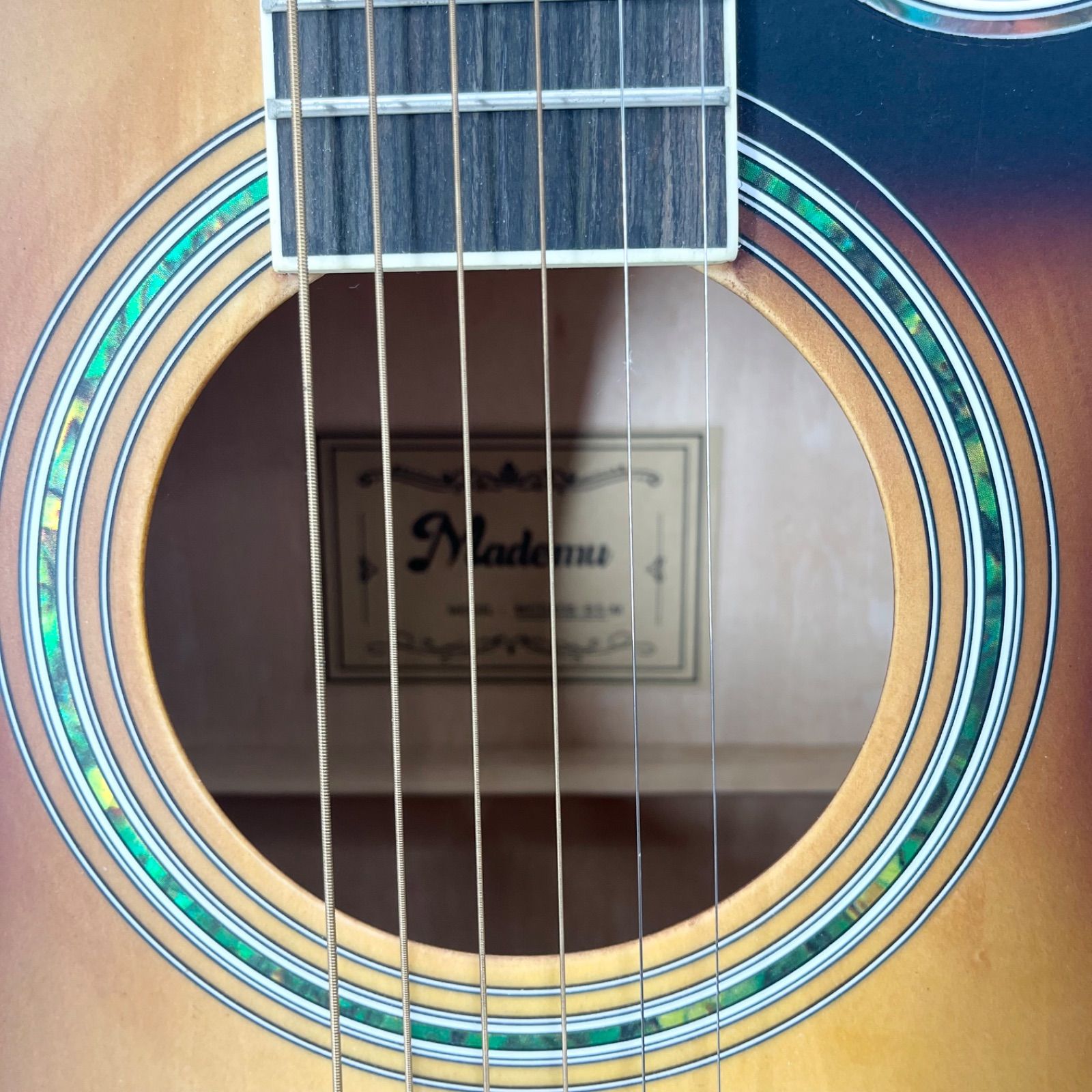 Mademu MCG40B-BS-M エレアコ アコースティックギター ソフトケース付