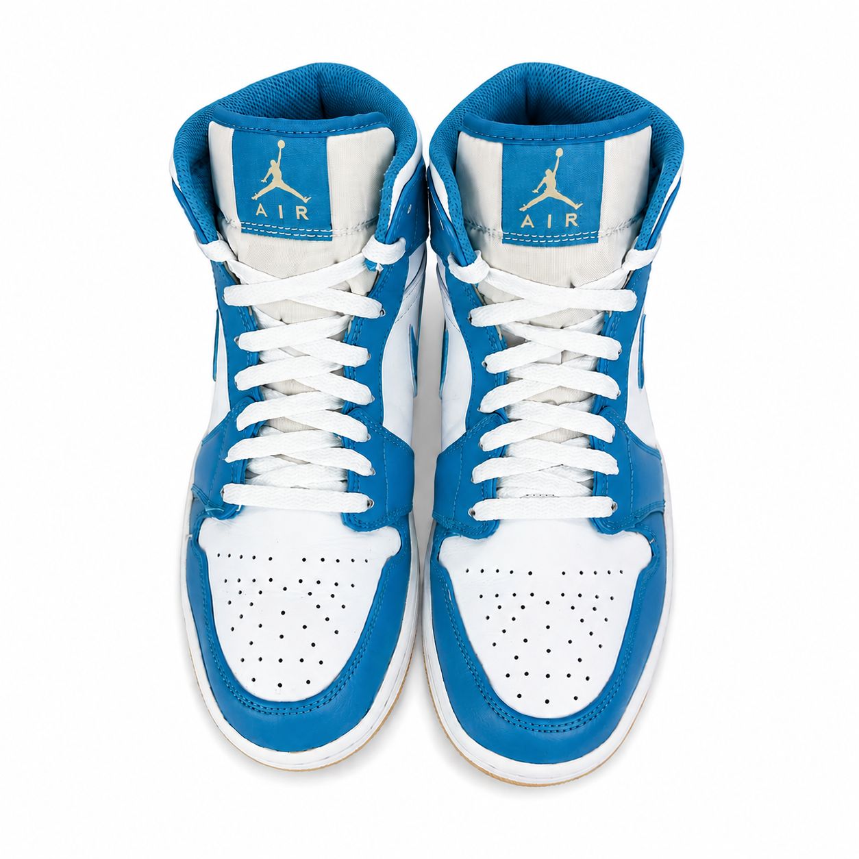 美品 NIKE AIR JORDAN 1 MID AQUATONE ナイキ エア ジョーダン 1 