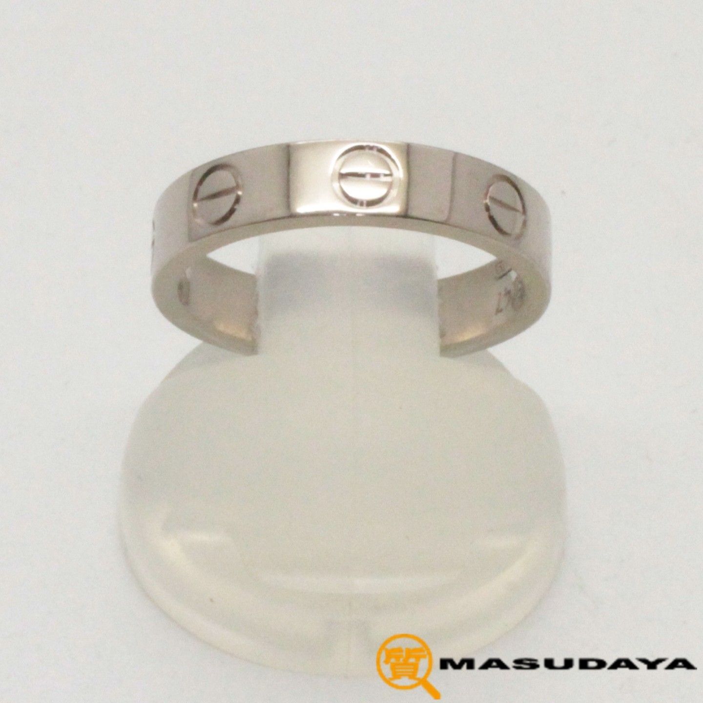 カルティエ ミニラブリング750/K18WG【美品】 - メルカリ