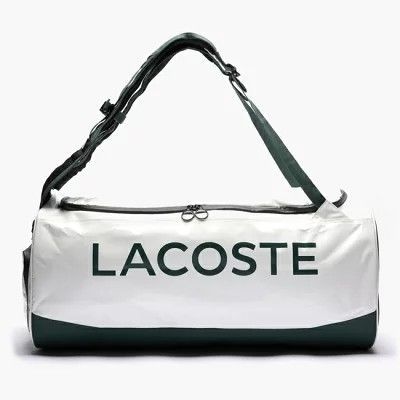 【新品・訳あり 汚れ】Lacoste×Tecnifibre(ラコステxテクニファイバー) ラケットパック L テニスバッグ 40L20BAG20-000 ホワイト【ラケット収納可】【F20260529-02】