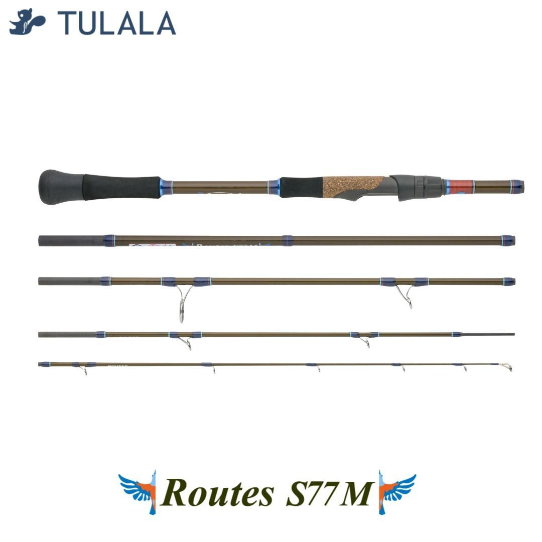 ツララ ルーツ S77M 4ピース スピニングシリーズ / TULALA FLIGHTEX Routes S77M