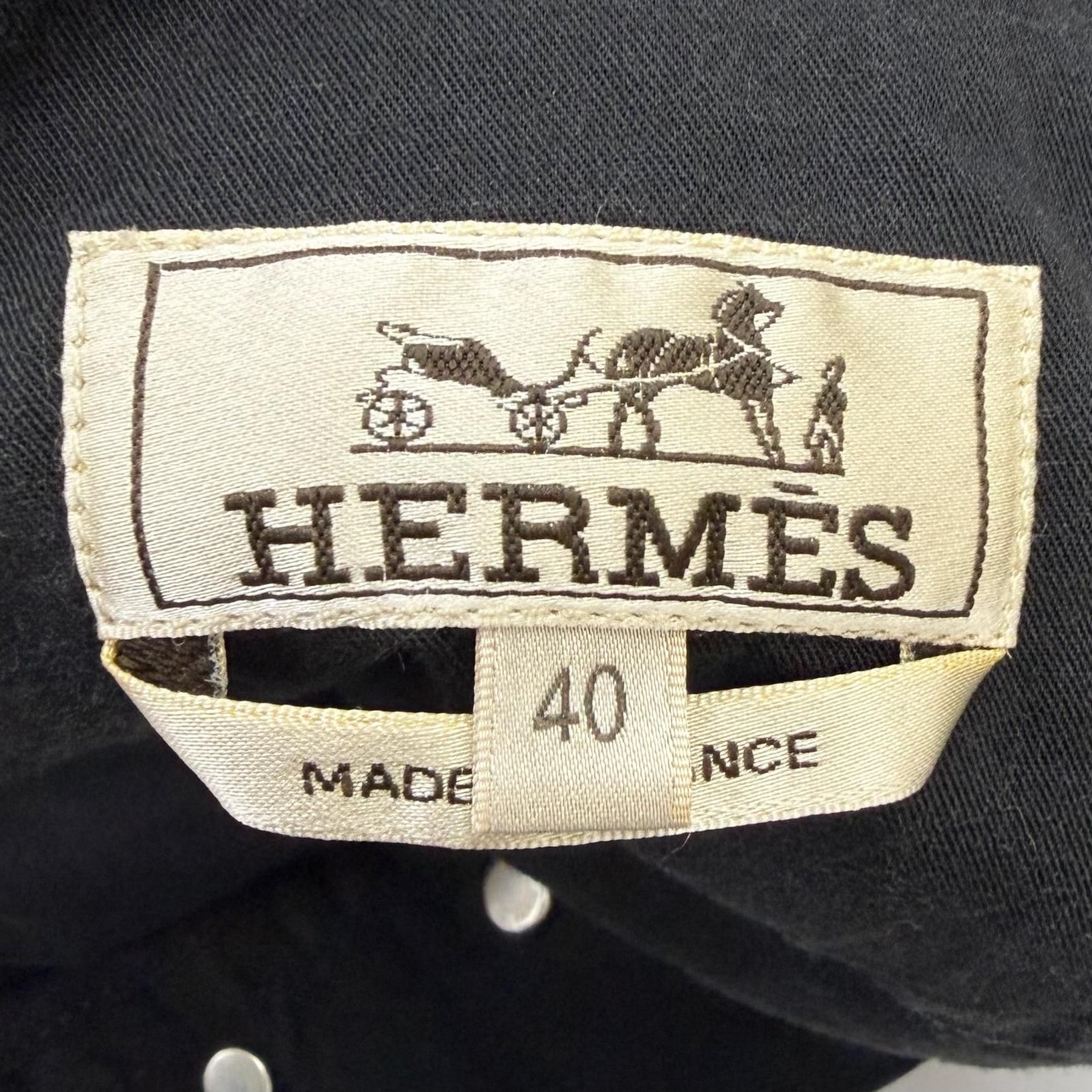 ドンドン見直し】良品□HERMES エルメス セリエ ボタンフライ ロゴ
