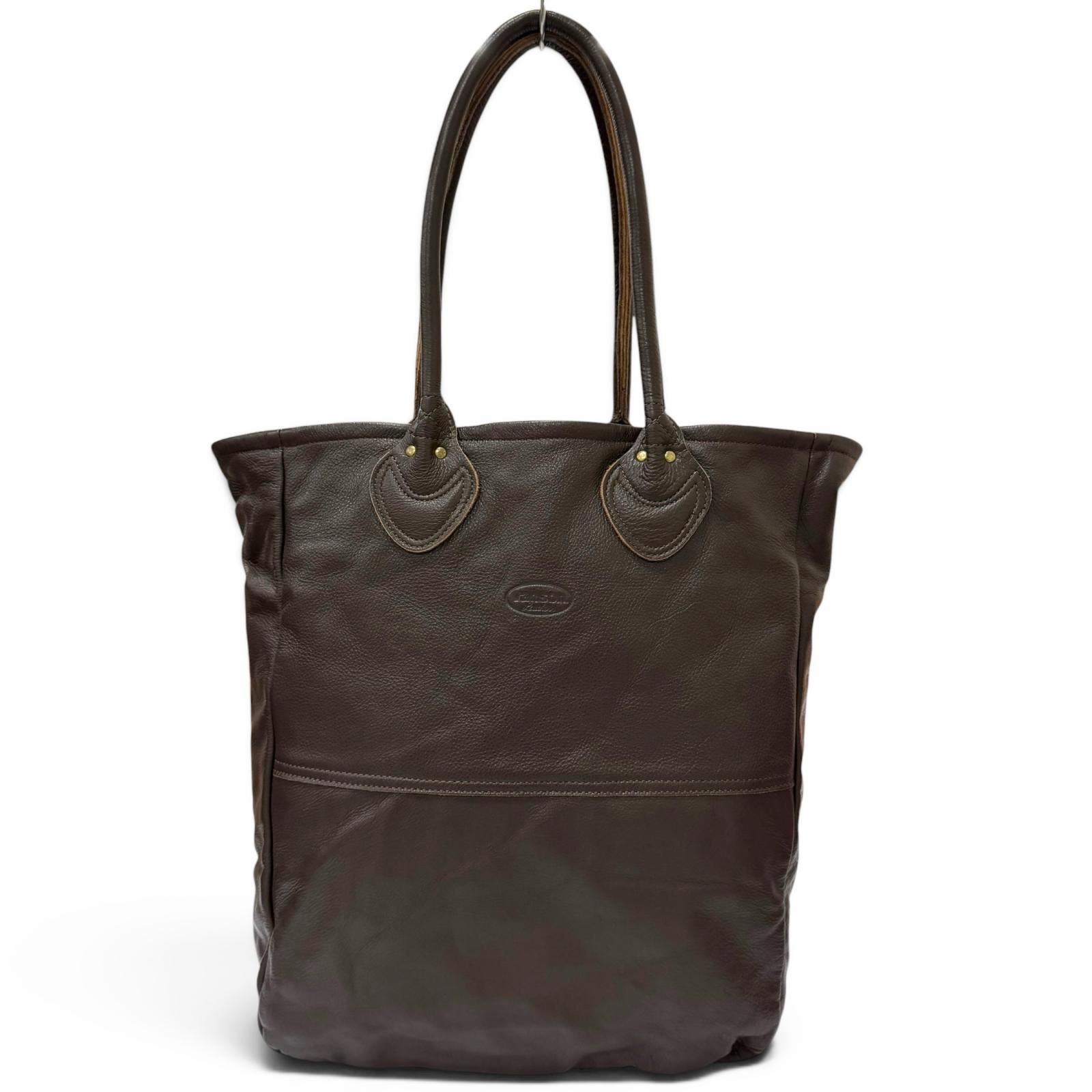 ドンドン見直し】美品□VANSON バンソン レザー ロゴ型押し トート