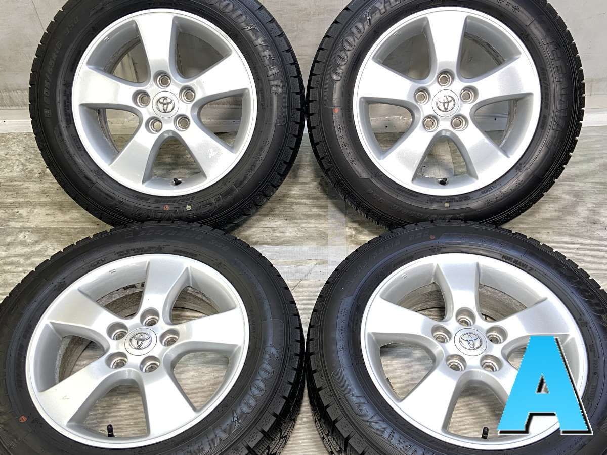 引き取り限定グッドイヤーアイスナビ7 205/65R16 950 タイヤホイール 205/65R16 グッドイヤー アイスナビ 7 トヨタ純正 16x6.5 50 114.3-5穴