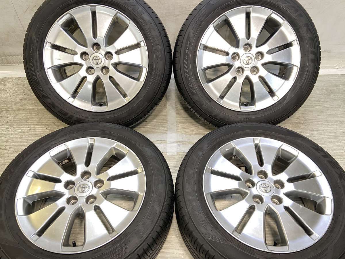 215/60R17 ファルケン ジークス ZE310 ECORUN トヨタ純正 17x7.0 45 114.3-5穴 中古タイヤ サマータイヤ ホイールセット 4本セット s17260516911